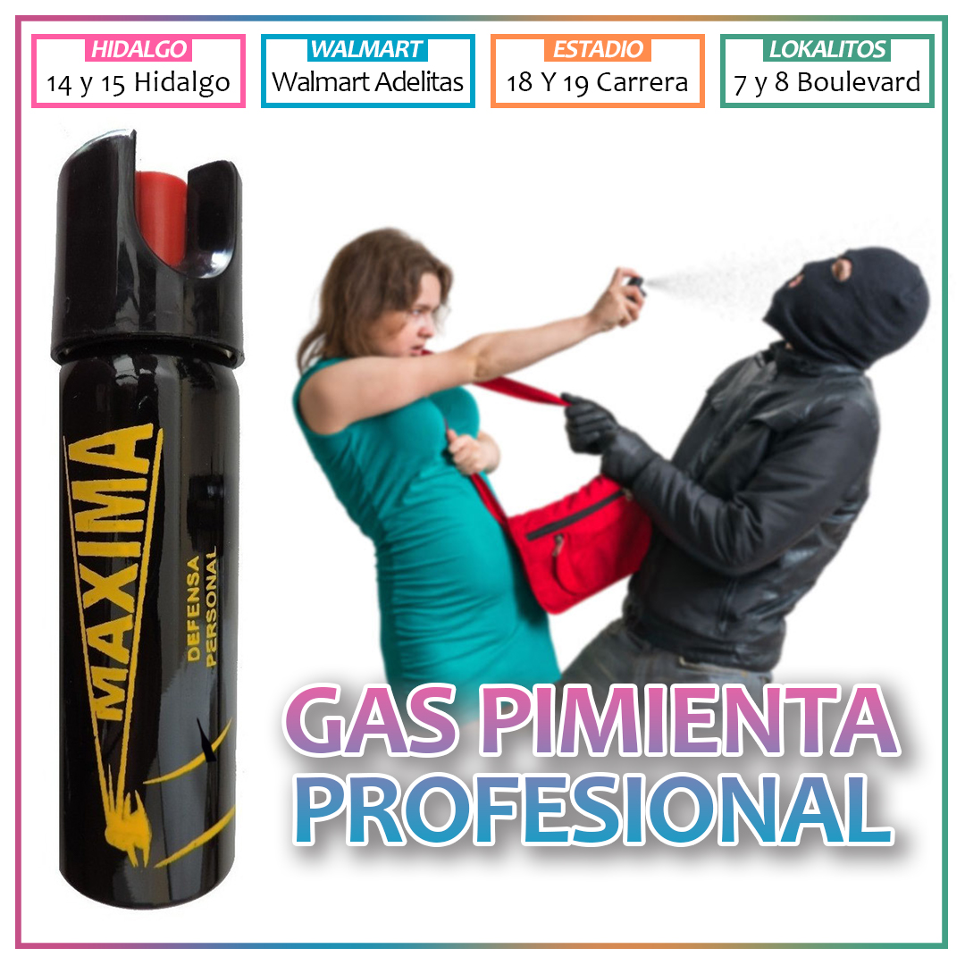 GAS PIMIENTA PROFESIONAL MAXIMA SECURITY